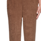 Calça social feminina Alfred Dunner WALNUT - Calça de camurça sintética Walnut - Plus Brown Tamanho 16P