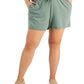Estilo &amp; Co Plus Size Solid Knit Track Shorts Preto Tamanho --- Estilo Co Plus Size Solid Knit Track Shorts Preto Escuro 0X