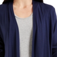 Karen Scott Petite Jersey Knit Cardigan Azul Tamanho PXL