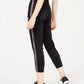 Calça Nike Sportswear Feminina Estampada Listrada Cintura Alta Preta Tamanho XS