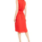 Vestido Alfani Feminino Smocked Waist Fit &amp; Flare Vermelho Tamanho PPetite XL