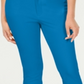 Calça curta feminina Charter Club Newport Tummy Control, azul, tamanho 12