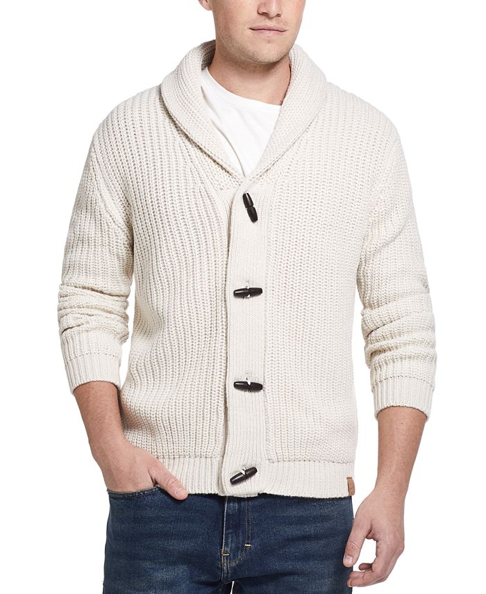 Cardigan masculino vintage com nervuras e botões à prova de intempéries, marrom, tamanho XX-G