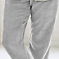 Calça de veludo cotelê feminina Alfred Dunner Plus, elegante para usar no trabalho, cinza, tamanho 18W
