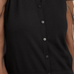 Cardigan feminino com manga trançada da INC International Concepts, preto, tamanho G