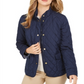 Jaqueta acolchoada feminina Charter Club azul tamanho XS