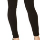 Calça skinny Curvy Pull-on Inc International Concepts, preta, tamanho 18