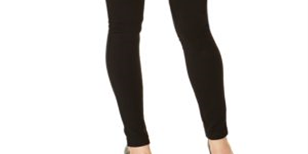 Calça skinny Curvy Pull-on Inc International Concepts, preta, tamanho 18