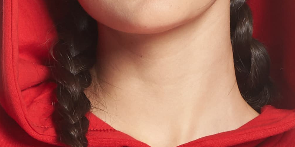 Moletom com capuz feminino Adidas Trefoil vermelho tamanho XS