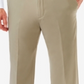 Calça Haggar Cool 18 Pro Flat Front Masculina Amarela Tamanho 38L x 32C