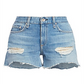 Rag &amp; Bone Shorts Femininos Júnior Dre Cutoff Jeans Cintura Baixa Azul 28