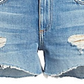 Rag &amp; Bone Shorts Femininos Júnior Dre Cutoff Jeans Cintura Baixa Azul 28