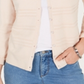 Cardigan feminino de manga comprida e decote em V, rosa, tamanho XS, da Charter Club