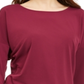 Blusa feminina Alfani com decote canoa e manga dolman, vermelha, tamanho extragrande