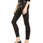 Leggings Skinny Xadrez Elástico Feminino Maison Jules Pretas Tamanho XS