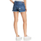 Shorts jeans femininos BLANKNYC Astor com corte desgastado, azul, tamanho 24