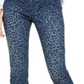 Calça jeans skinny feminina com estampa de leopardo da INC International Concepts, azul, tamanho 4