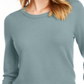 Blusa feminina Maison Jules azul mesclada com gola e manga comprida, tamanho júnior 2XL