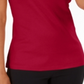 Regata Karen Scott Cotton Scalloped-Lace Vermelha Tamanho M