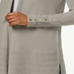 Cardigan feminino Charter Club com frente aberta, marrom, tamanho P