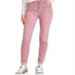 Calça jeans skinny de cintura alta Rag &amp; Bone Nina Corduroy feminina, rosa, tamanho 24