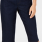 Shorts skinny feminino estilo &amp; co azul tamanho P