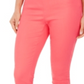 Calça curta feminina Charter Club Chelsea Stretch Twill vermelha tamanho 8 Petite