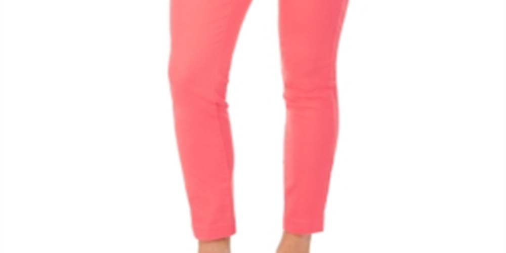 Calça curta feminina Charter Club Chelsea Stretch Twill vermelha tamanho 8 Petite