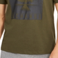 Camiseta masculina com estampa fotográfica AX Armani Exchange, verde, tamanho grande