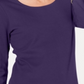 Blusa feminina Karen Scott manga 3/4 roxa tamanho XS