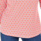 Camiseta feminina estampada de algodão Charter Club, laranja, tamanho XS