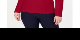 Moletom Karen Scott Sport com cadarço - New Red Amore Red Tamanho 2XL