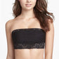 Sutiã Bandeau Free People Feminino Renda Everyday Preto Tamanho Pequeno