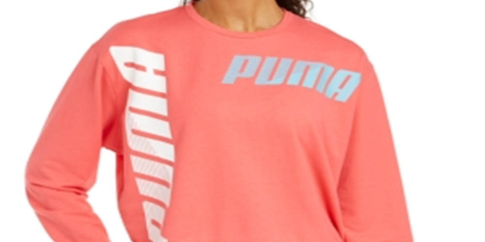 Moletom Puma Modern Sport Crew Feminino Laranja Tamanho M