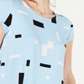 Camiseta estampada feminina Alfani azul tamanho GG