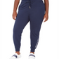 Calça de moletom feminina Tommy Hilfiger Sport Plus Logo Azul Tamanho 0X