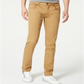 Calça jeans masculina justa e elástica Inc - Library Oak Brown, tamanho 34x34