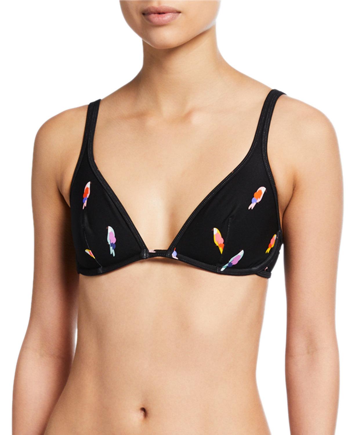 Kate Spade New York Flock Party Sutiã com aro feminino preto tamanho G