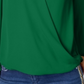 Blusa feminina com sobrepeliz INC International Concepts, verde, tamanho médio