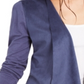 Cardigan feminino de malha aberta frontal INC International Concepts, azul, tamanho pequeno