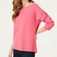Suéter feminino com decote canoa canelado Style &amp; Co, rosa, tamanho médio