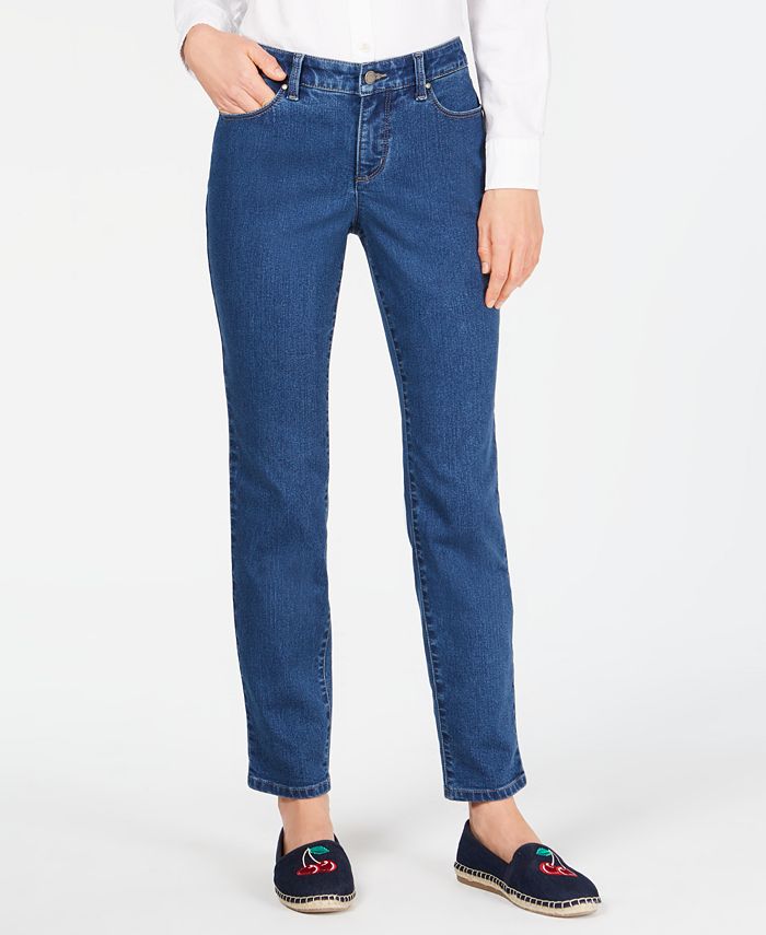 Calça jeans feminina Charter Club Bristol Skinny Leg, azul, tamanho 2, pequena