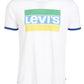 Camiseta Levi's Teesdale Logo Masculina Branca Tamanho Médio