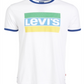 Camiseta Levi's Teesdale Logo Masculina Branca Tamanho Médio