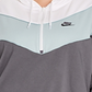 Moletom com capuz Nike Color Block feminino cinza tamanho 3X