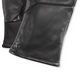 Luvas de couro masculinas UR Powered com forro de pele sintética e tela sensível ao toque, pretas, tamanho P/M