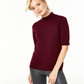 Suéter feminino de cashmere com gola alta Charter Club, vermelho Crantini, tamanho médio