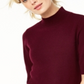 Suéter feminino de cashmere com gola alta Charter Club, vermelho Crantini, tamanho médio