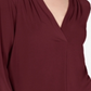 Blusa feminina Charter Club manga 3/4 vermelha tamanho GG