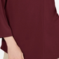 Blusa feminina Charter Club manga 3/4 vermelha tamanho GG